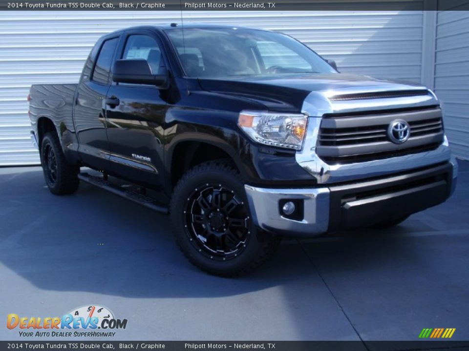 2014 Toyota Tundra TSS Double Cab Black / Graphite Photo #2