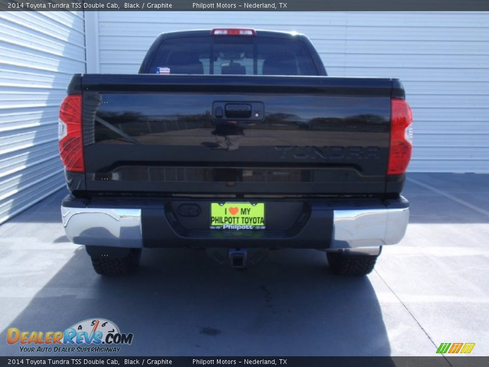 2014 Toyota Tundra TSS Double Cab Black / Graphite Photo #5