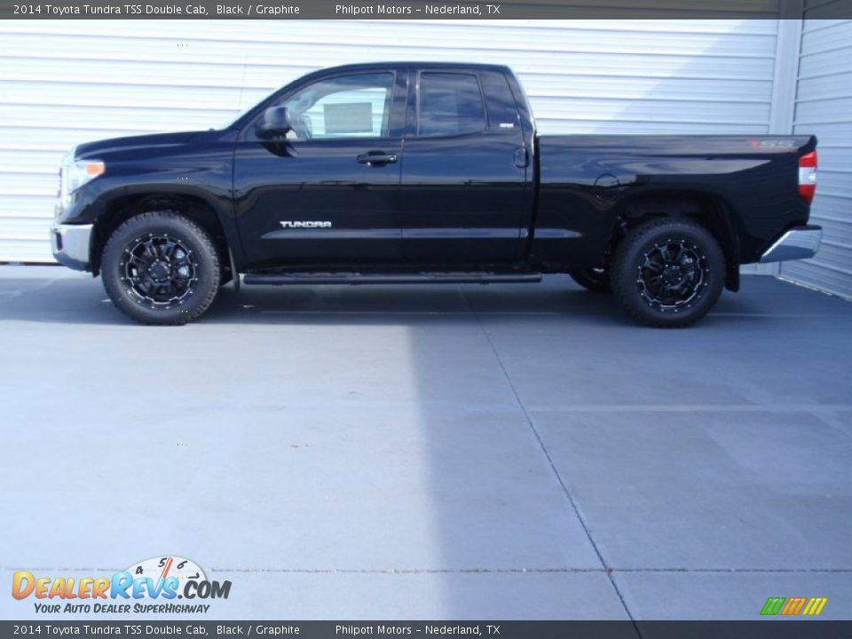 2014 Toyota Tundra TSS Double Cab Black / Graphite Photo #6