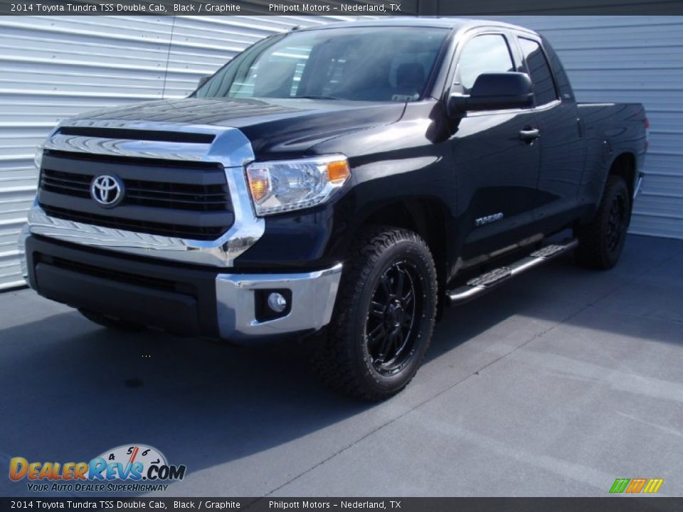 2014 Toyota Tundra TSS Double Cab Black / Graphite Photo #7