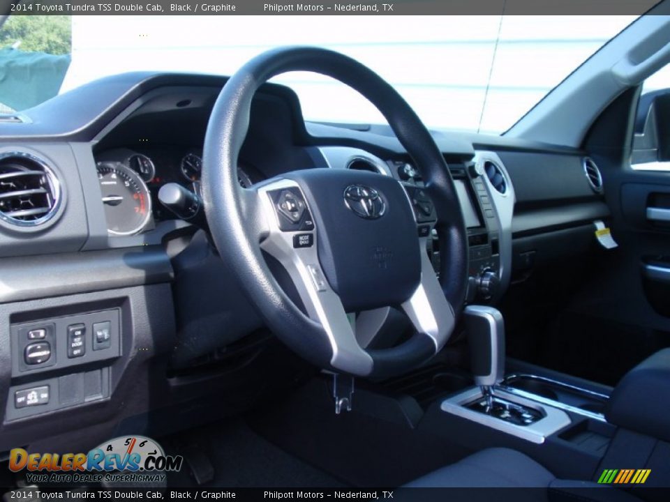 2014 Toyota Tundra TSS Double Cab Black / Graphite Photo #24