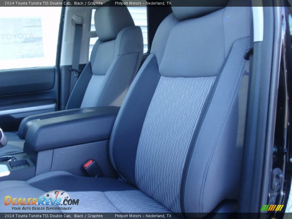 2014 Toyota Tundra TSS Double Cab Black / Graphite Photo #25