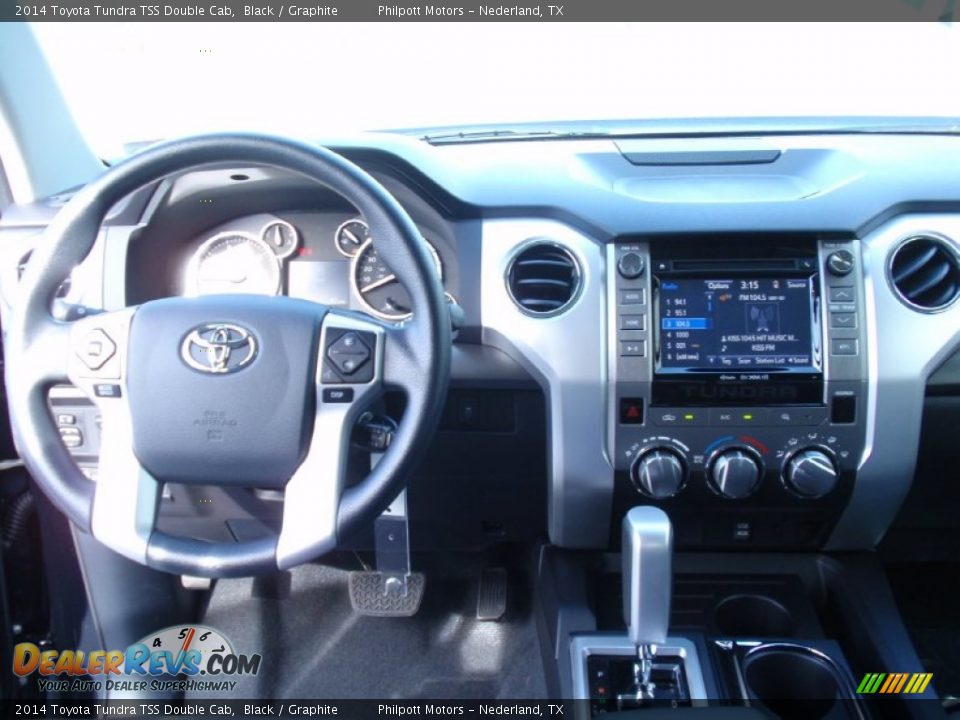 2014 Toyota Tundra TSS Double Cab Black / Graphite Photo #27