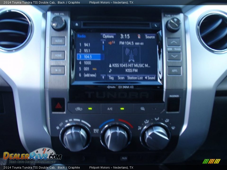 2014 Toyota Tundra TSS Double Cab Black / Graphite Photo #28