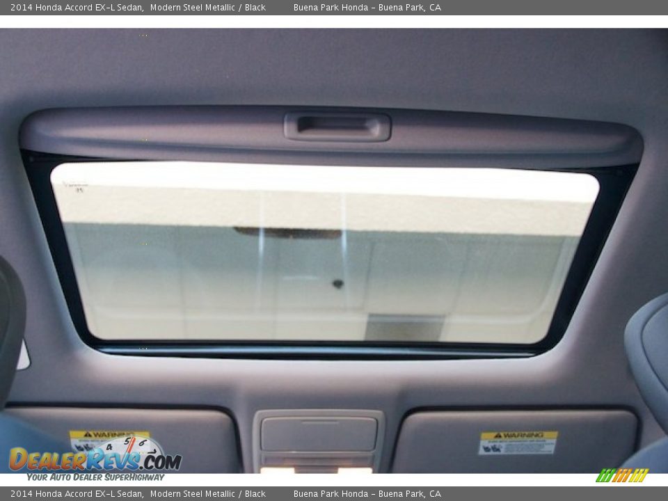 2014 Honda Accord EX-L Sedan Modern Steel Metallic / Black Photo #15