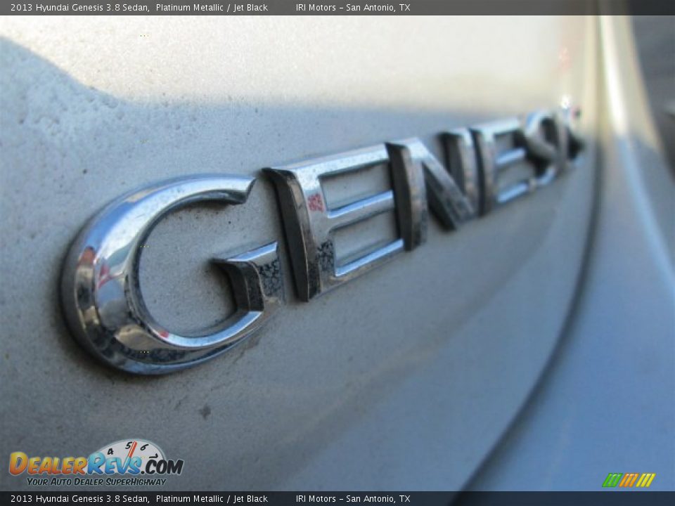 2013 Hyundai Genesis 3.8 Sedan Platinum Metallic / Jet Black Photo #6