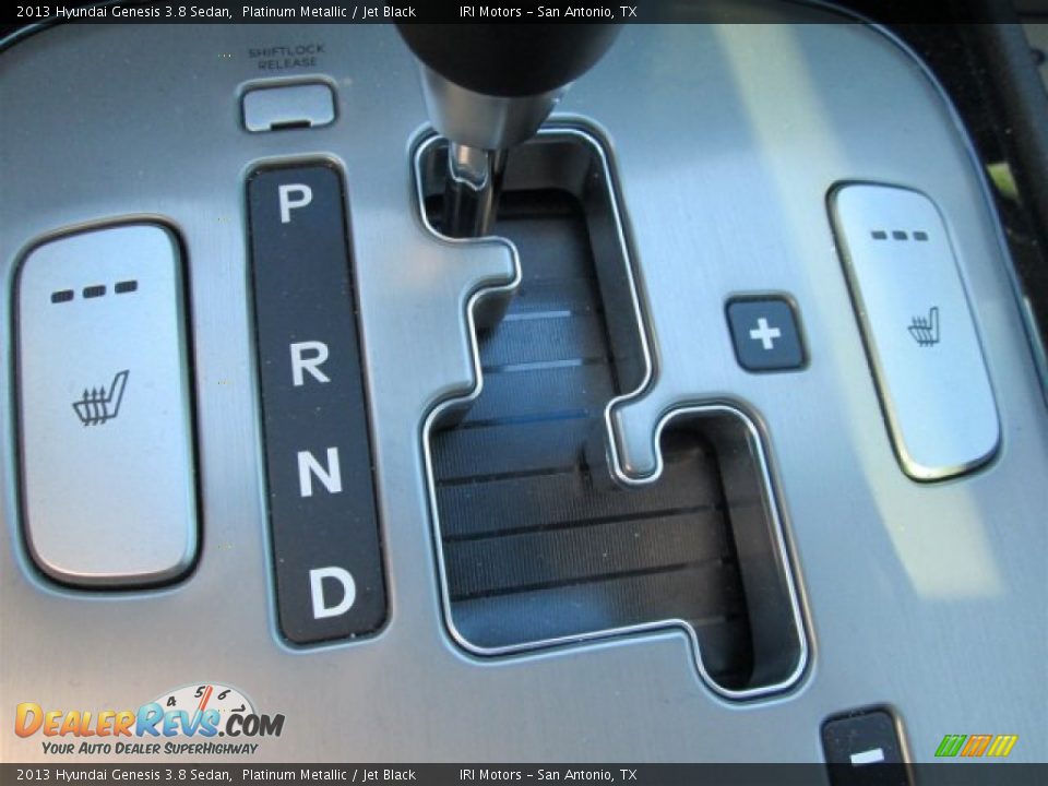2013 Hyundai Genesis 3.8 Sedan Platinum Metallic / Jet Black Photo #14