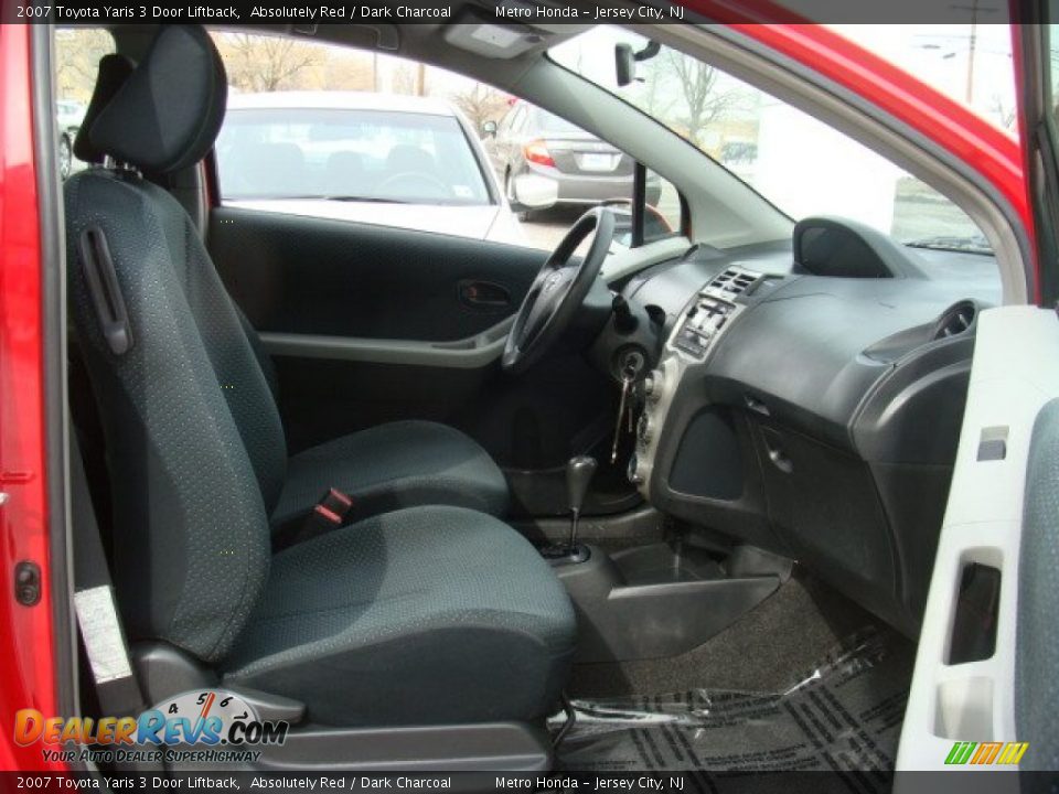 2007 Toyota Yaris 3 Door Liftback Absolutely Red / Dark Charcoal Photo #9