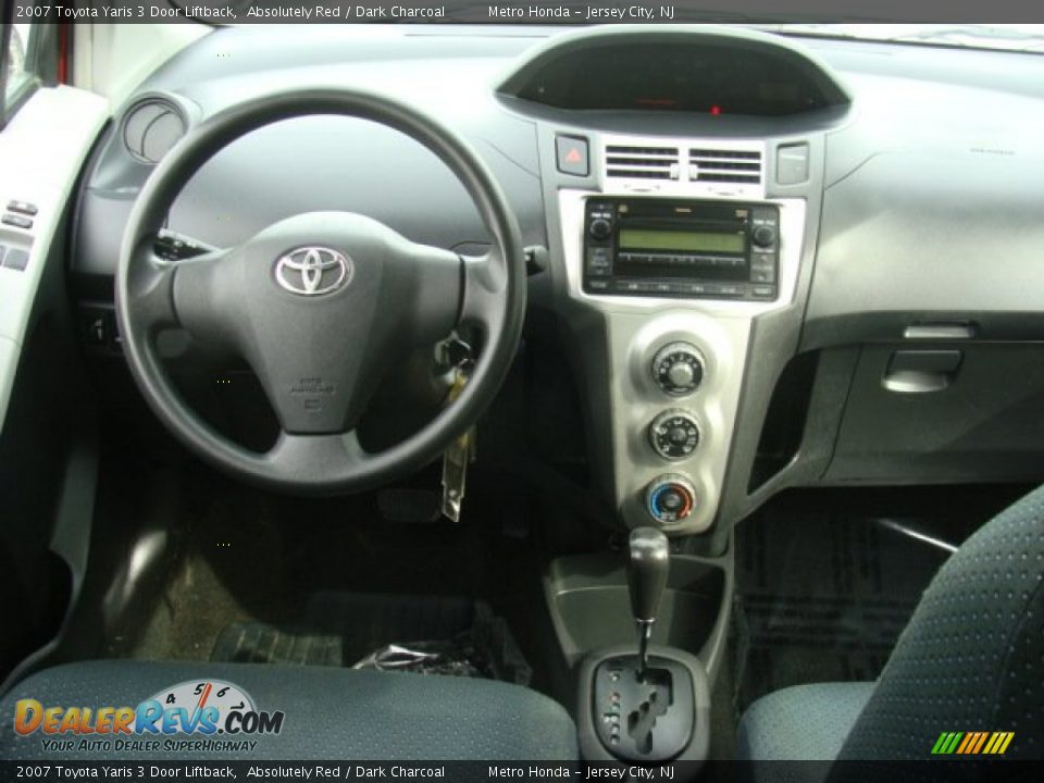 2007 Toyota Yaris 3 Door Liftback Absolutely Red / Dark Charcoal Photo #10