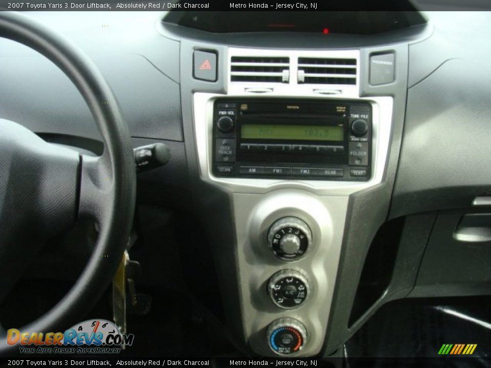 2007 Toyota Yaris 3 Door Liftback Absolutely Red / Dark Charcoal Photo #12