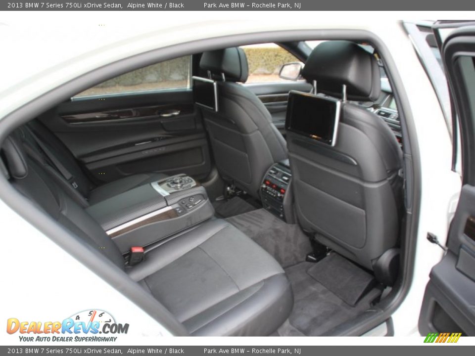 Rear Seat of 2013 BMW 7 Series 750Li xDrive Sedan Photo #24