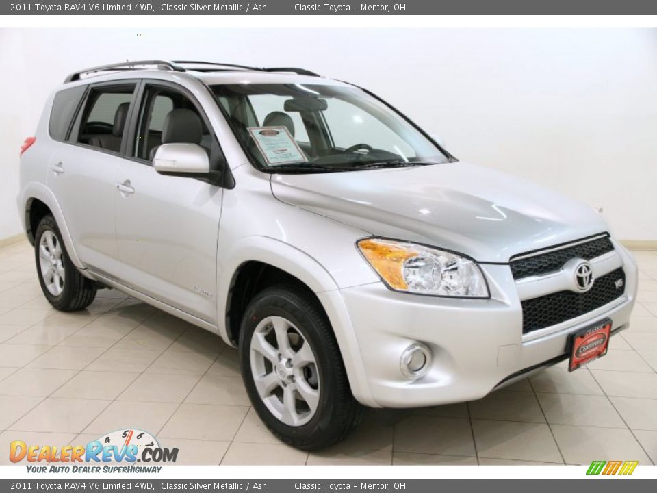 2011 Toyota RAV4 V6 Limited 4WD Classic Silver Metallic / Ash Photo #1