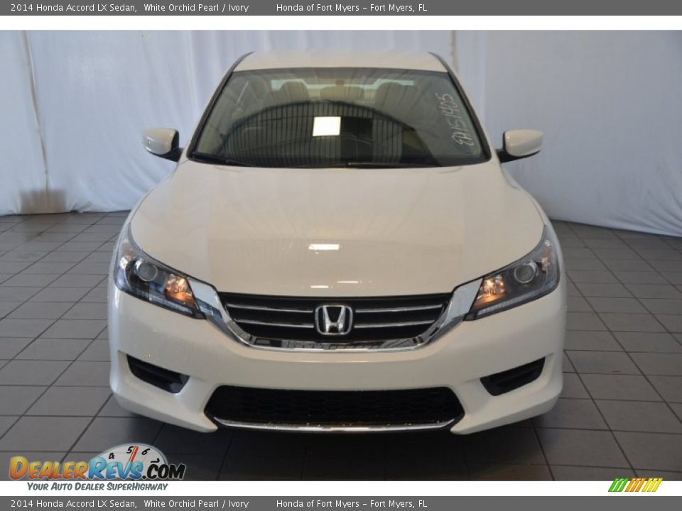 2014 Honda Accord LX Sedan White Orchid Pearl / Ivory Photo #2