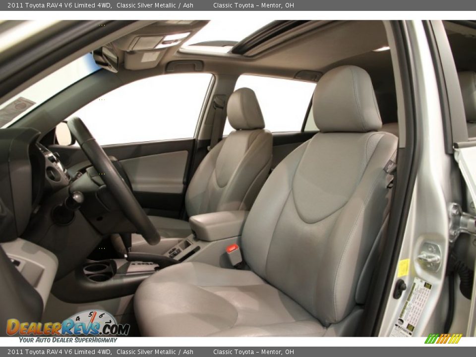 2011 Toyota RAV4 V6 Limited 4WD Classic Silver Metallic / Ash Photo #6