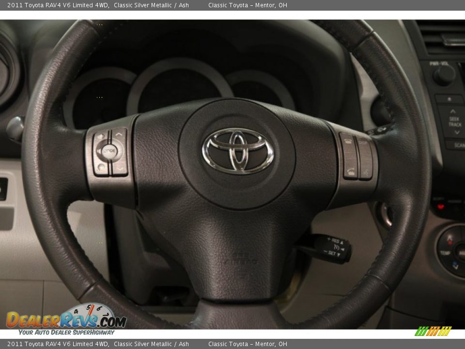 2011 Toyota RAV4 V6 Limited 4WD Classic Silver Metallic / Ash Photo #7