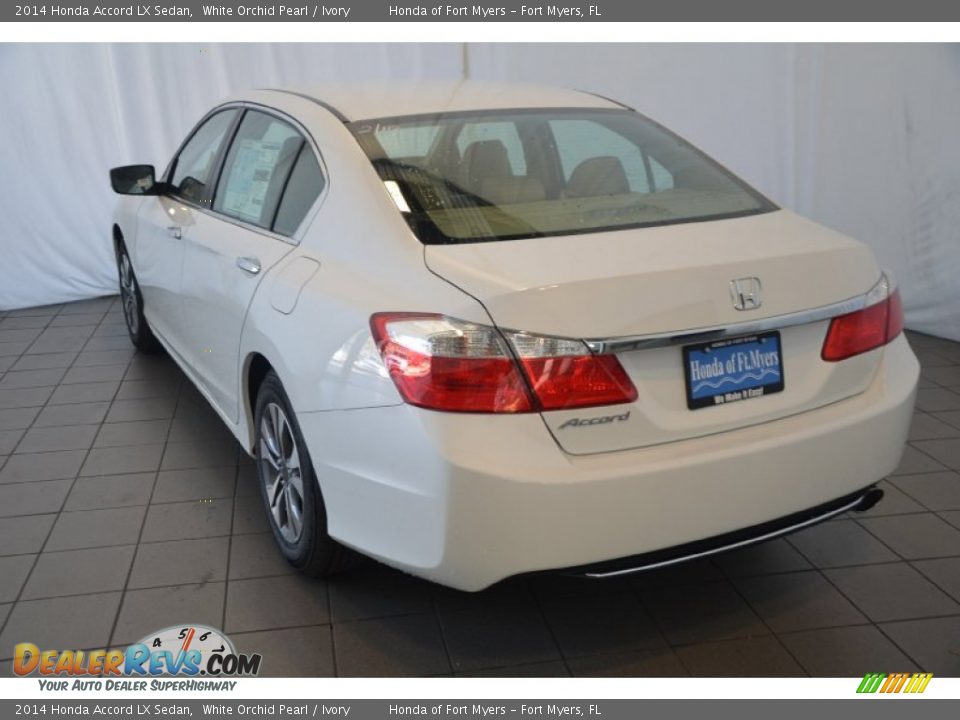 2014 Honda Accord LX Sedan White Orchid Pearl / Ivory Photo #6