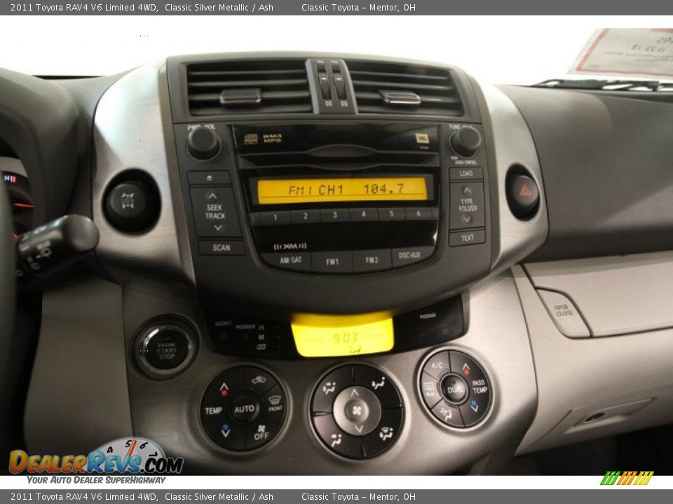 2011 Toyota RAV4 V6 Limited 4WD Classic Silver Metallic / Ash Photo #9