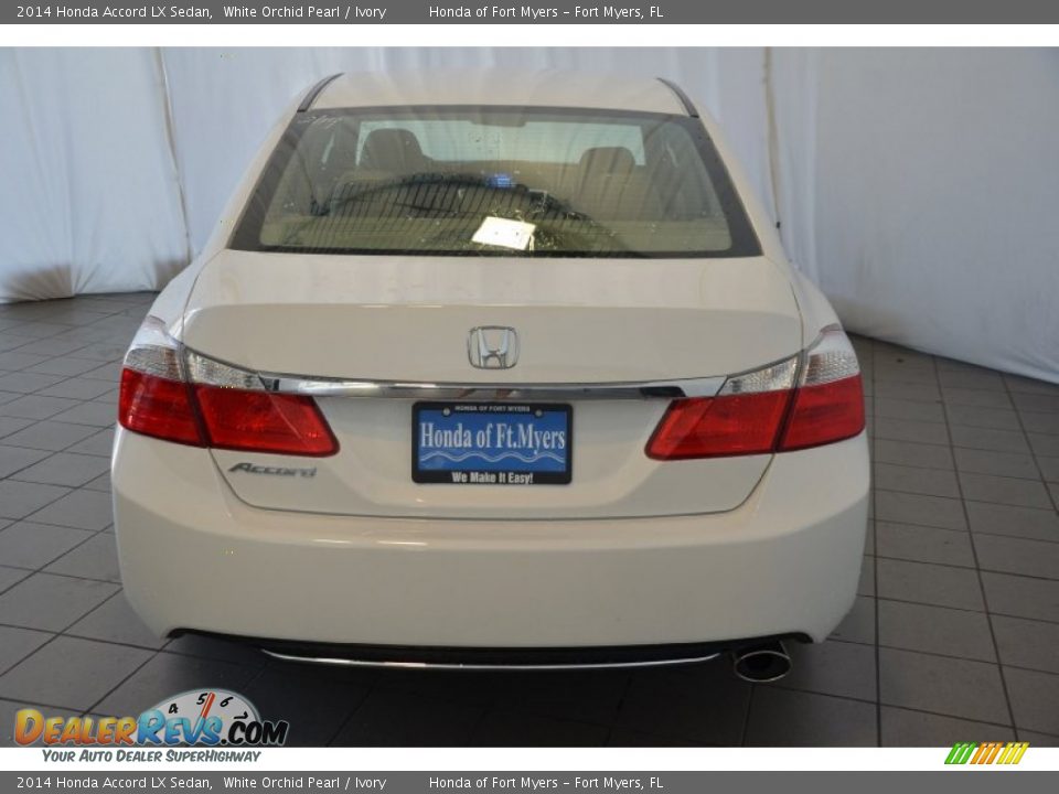 2014 Honda Accord LX Sedan White Orchid Pearl / Ivory Photo #7