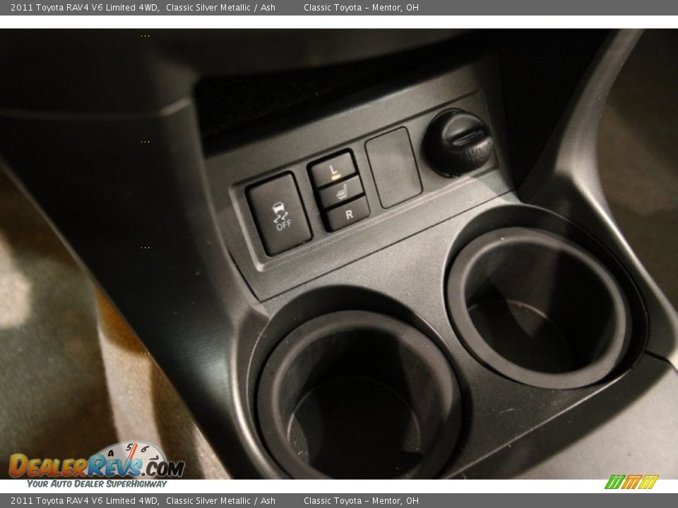 2011 Toyota RAV4 V6 Limited 4WD Classic Silver Metallic / Ash Photo #11