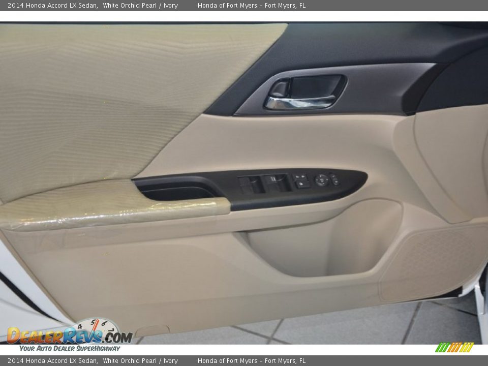 2014 Honda Accord LX Sedan White Orchid Pearl / Ivory Photo #10