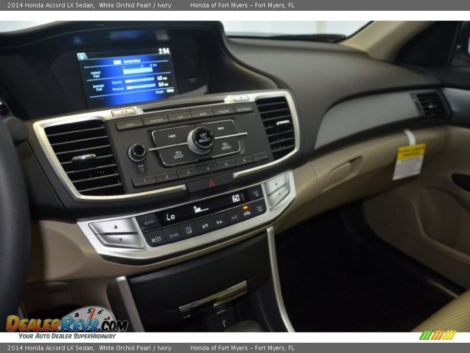 2014 Honda Accord LX Sedan White Orchid Pearl / Ivory Photo #13