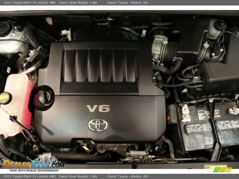 2011 Toyota RAV4 V6 Limited 4WD Classic Silver Metallic / Ash Photo #17