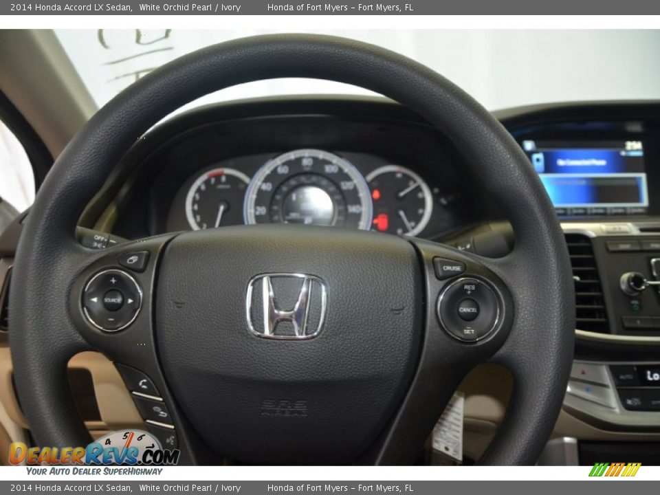2014 Honda Accord LX Sedan White Orchid Pearl / Ivory Photo #20