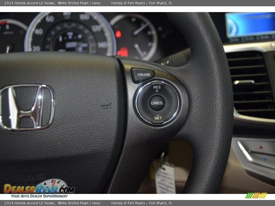 2014 Honda Accord LX Sedan White Orchid Pearl / Ivory Photo #21