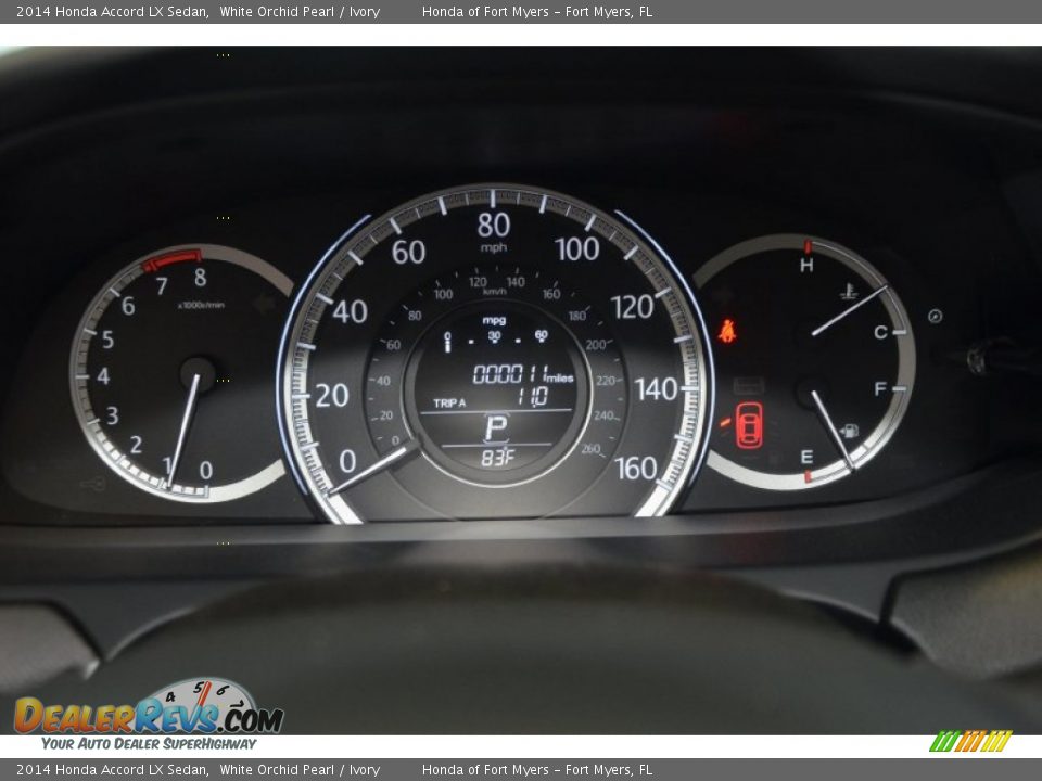 2014 Honda Accord LX Sedan White Orchid Pearl / Ivory Photo #23