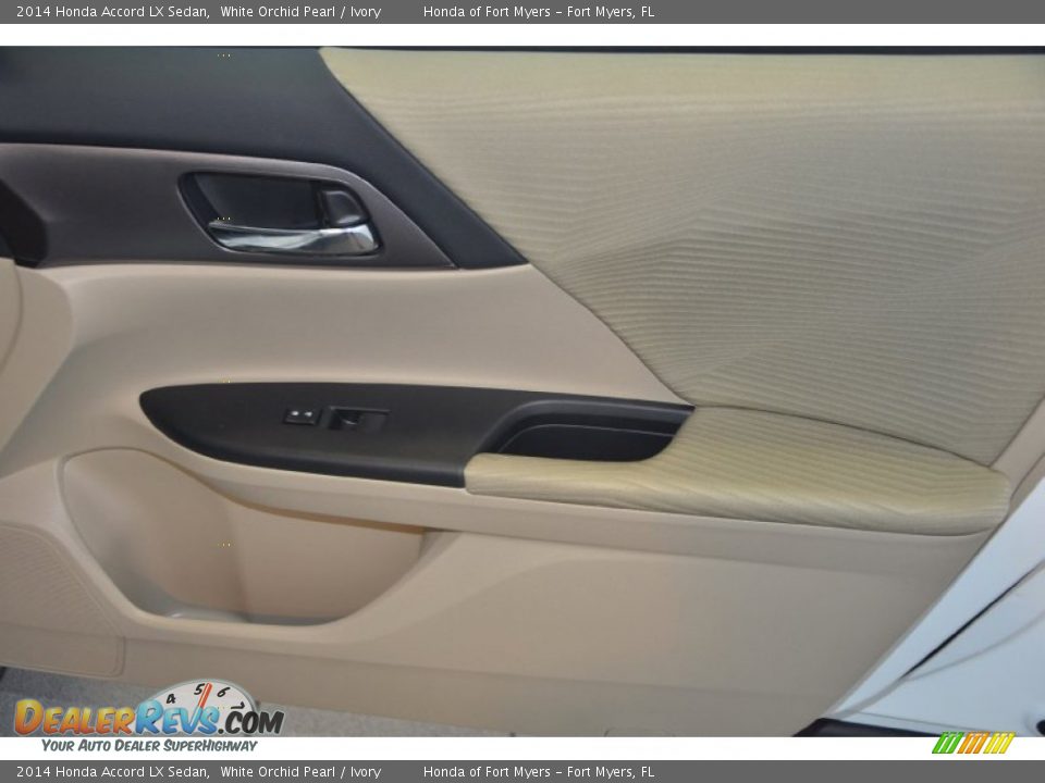 2014 Honda Accord LX Sedan White Orchid Pearl / Ivory Photo #29