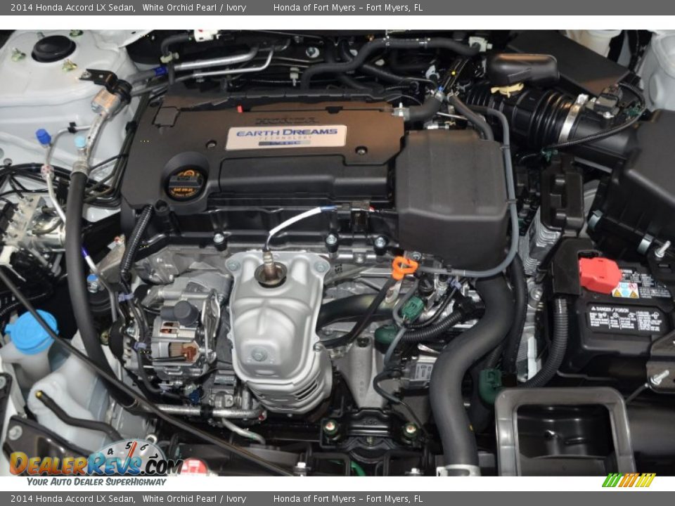 2014 Honda Accord LX Sedan White Orchid Pearl / Ivory Photo #31