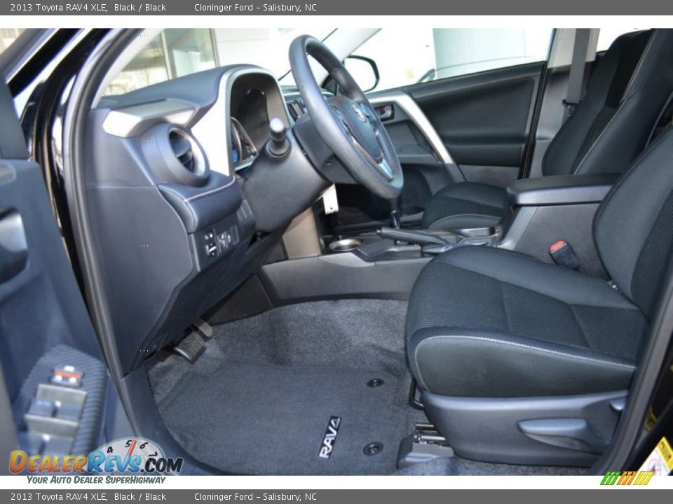 Black Interior - 2013 Toyota RAV4 XLE Photo #9