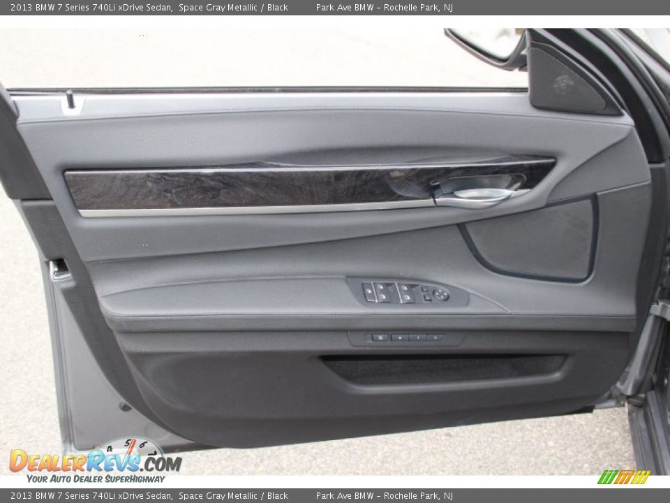 2013 BMW 7 Series 740Li xDrive Sedan Space Gray Metallic / Black Photo #8