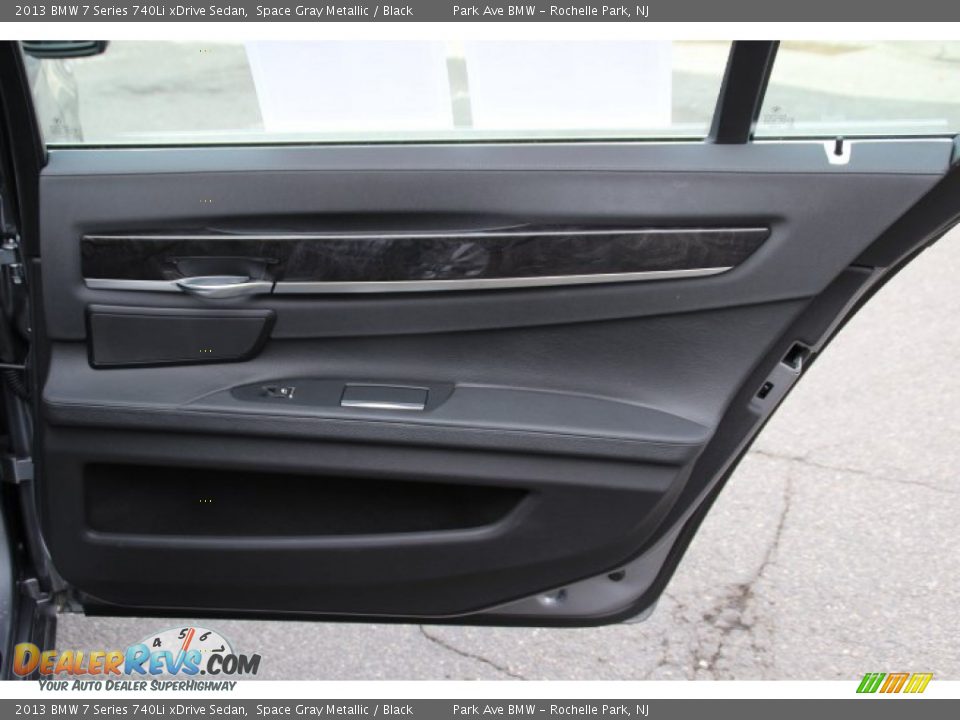 2013 BMW 7 Series 740Li xDrive Sedan Space Gray Metallic / Black Photo #22