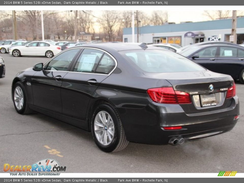 2014 BMW 5 Series 528i xDrive Sedan Dark Graphite Metallic / Black Photo #5