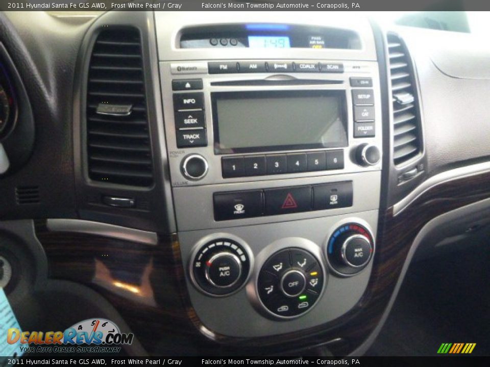 2011 Hyundai Santa Fe GLS AWD Frost White Pearl / Gray Photo #23