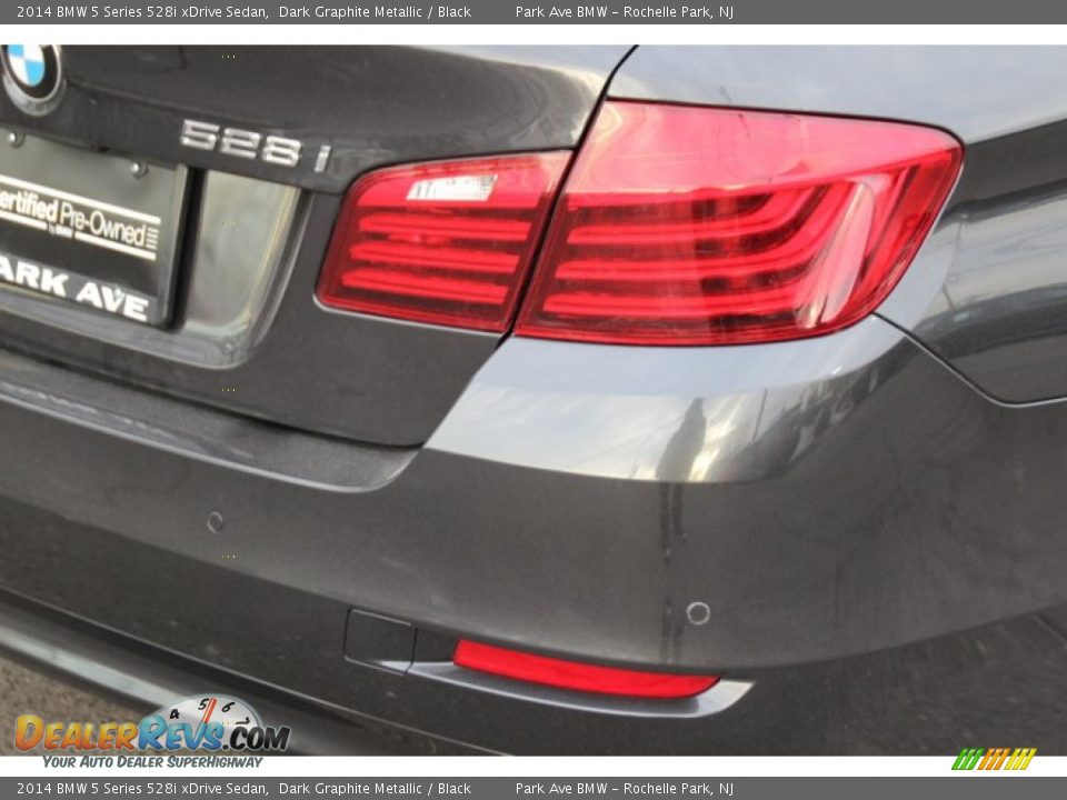 2014 BMW 5 Series 528i xDrive Sedan Dark Graphite Metallic / Black Photo #22