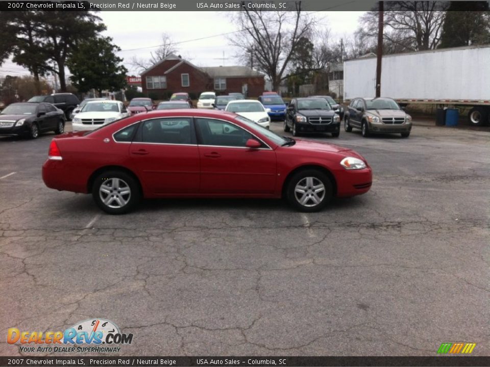 Precision Red 2007 Chevrolet Impala LS Photo #4