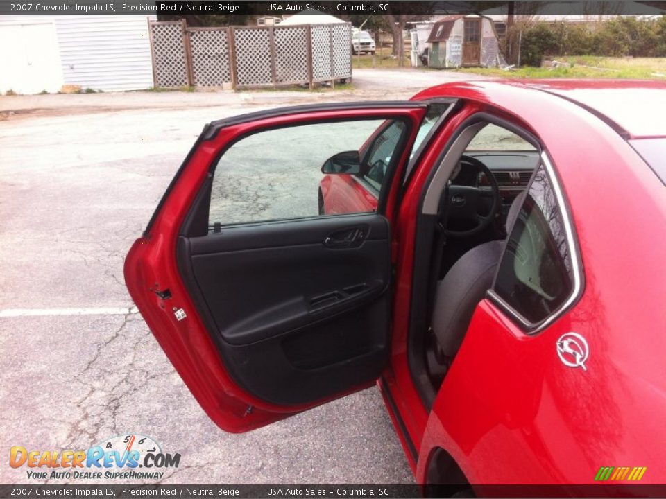 2007 Chevrolet Impala LS Precision Red / Neutral Beige Photo #13