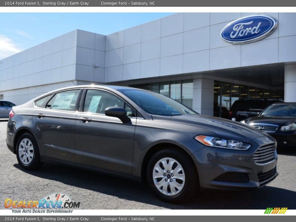 2014 Ford Fusion S Sterling Gray / Earth Gray Photo #1