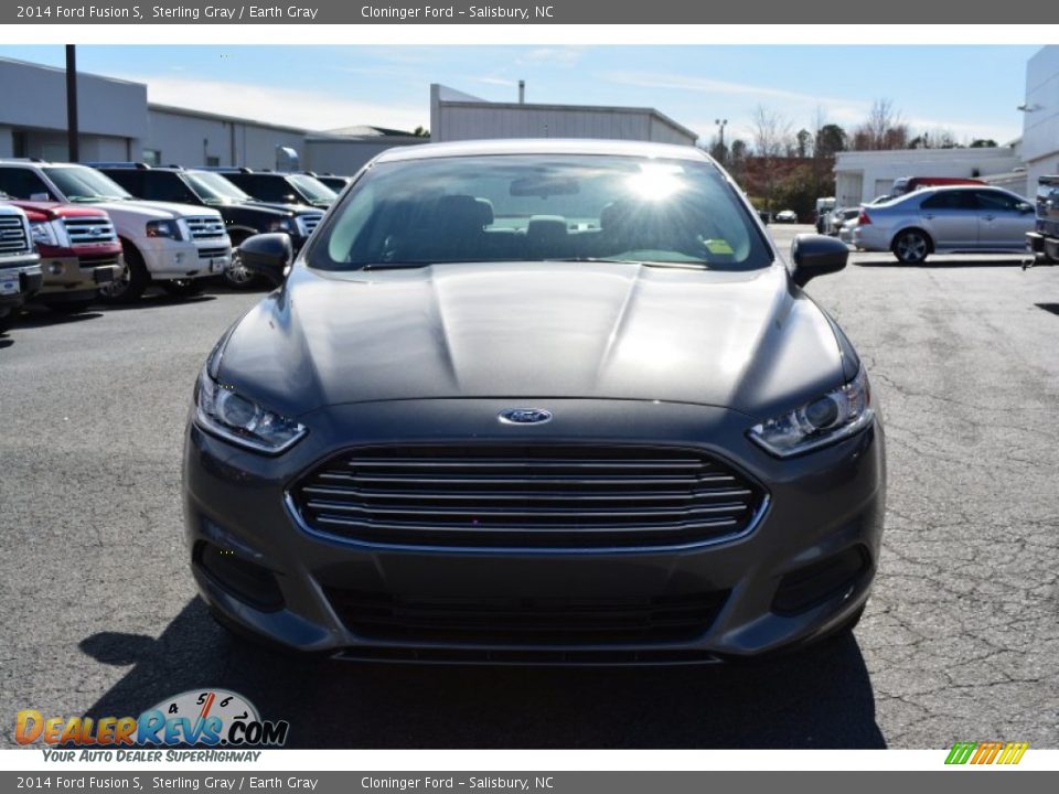 2014 Ford Fusion S Sterling Gray / Earth Gray Photo #4