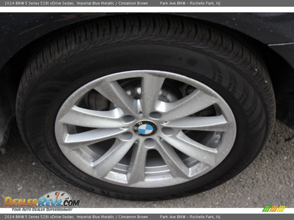 2014 BMW 5 Series 528i xDrive Sedan Imperial Blue Metallic / Cinnamon Brown Photo #30