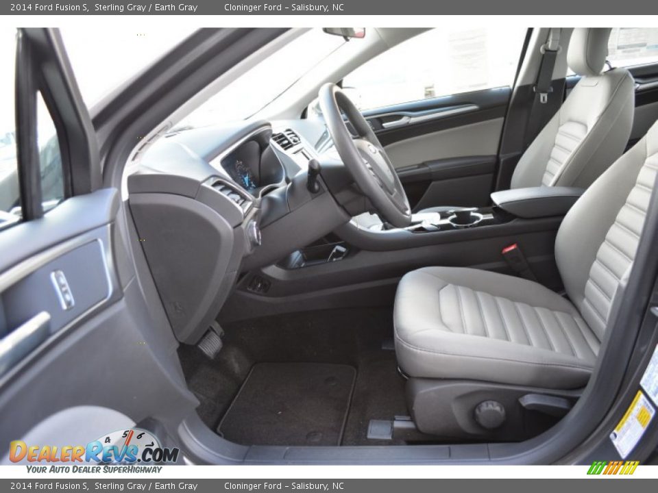 2014 Ford Fusion S Sterling Gray / Earth Gray Photo #6