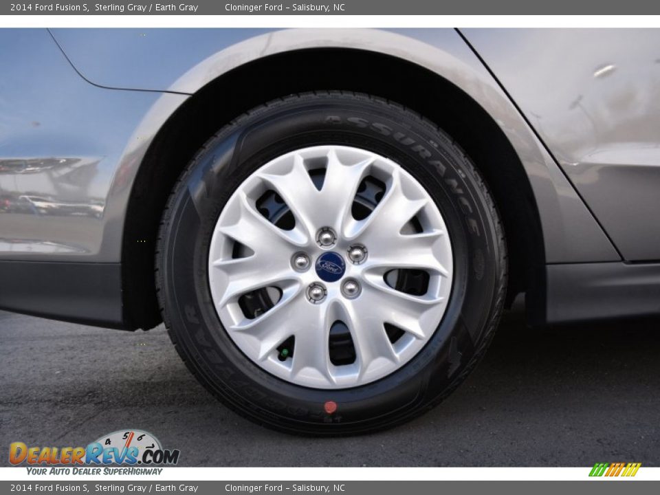 2014 Ford Fusion S Sterling Gray / Earth Gray Photo #10