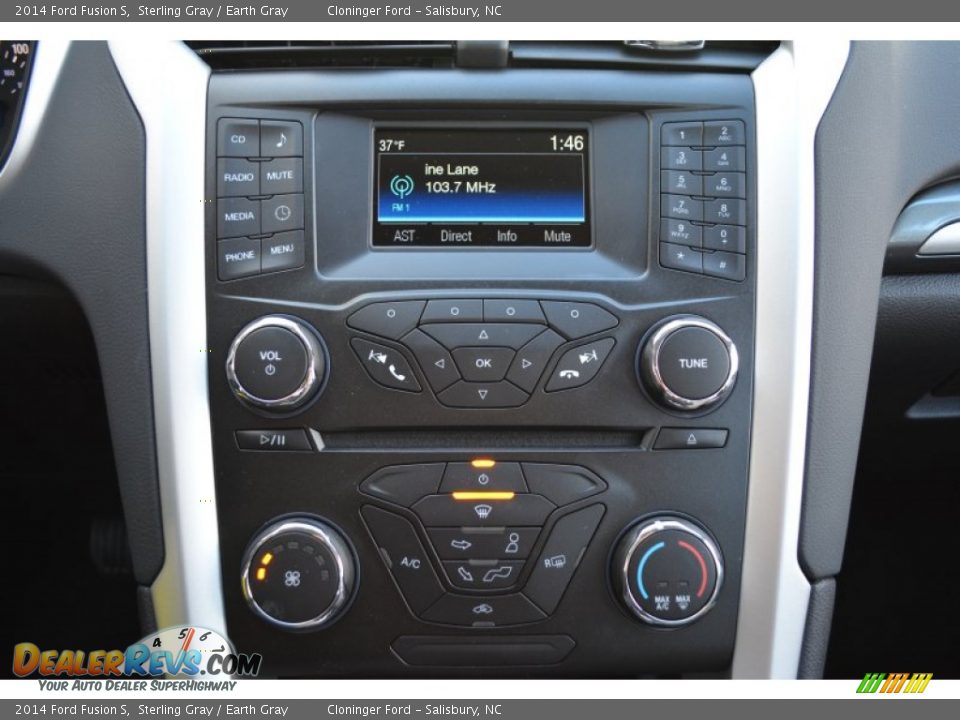 2014 Ford Fusion S Sterling Gray / Earth Gray Photo #13