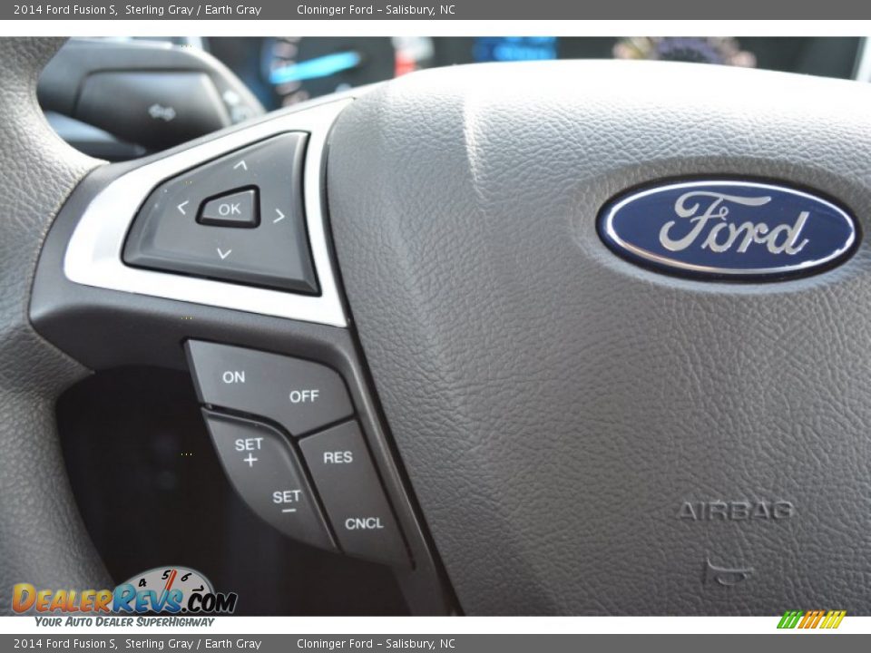 2014 Ford Fusion S Sterling Gray / Earth Gray Photo #19