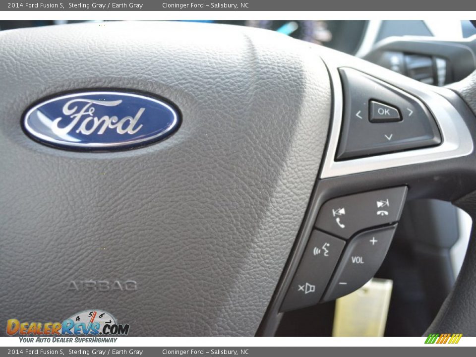 2014 Ford Fusion S Sterling Gray / Earth Gray Photo #20