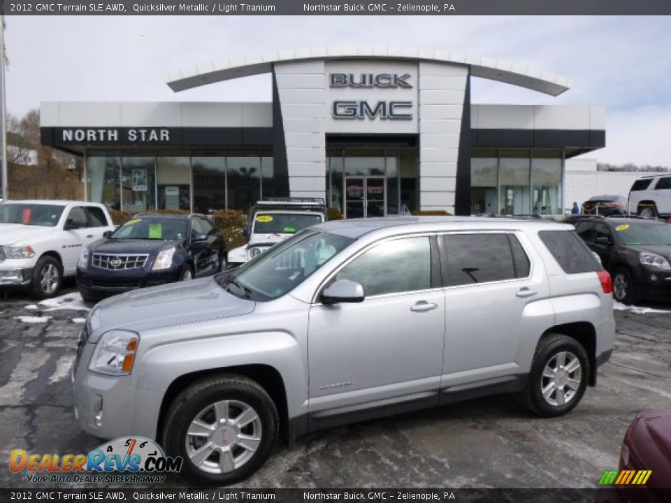 2012 GMC Terrain SLE AWD Quicksilver Metallic / Light Titanium Photo #1