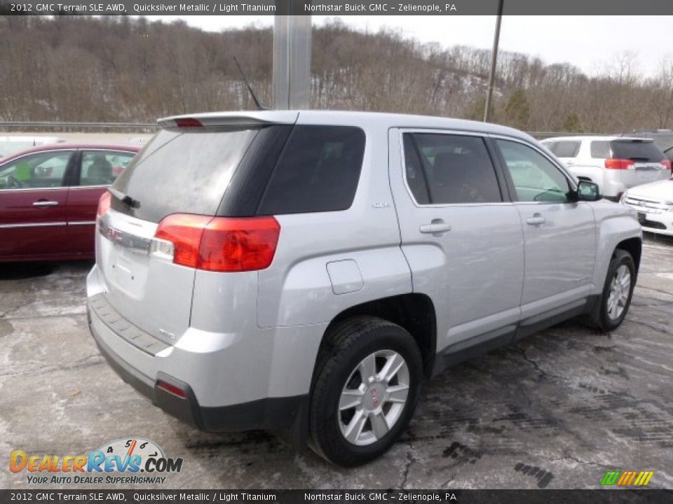 2012 GMC Terrain SLE AWD Quicksilver Metallic / Light Titanium Photo #5