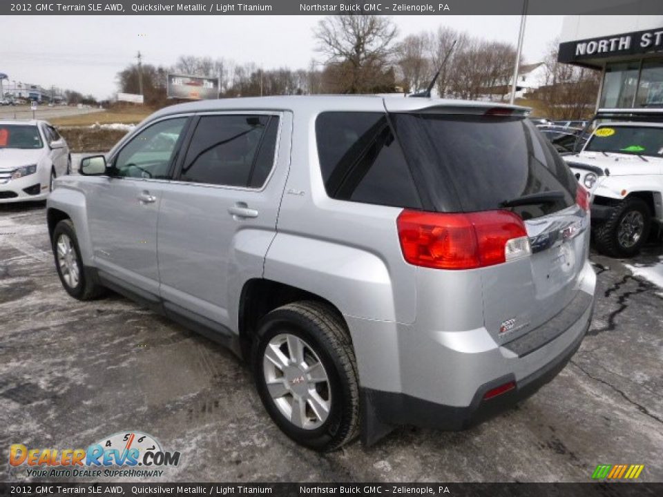 2012 GMC Terrain SLE AWD Quicksilver Metallic / Light Titanium Photo #7